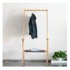 COAT RACK Solid Wood Trapezoid Coat Hook On Top Bottom Storage Rack Clothes Hat Bag Floor-Standing Foldable Solid Body Easy to Assemble view 2