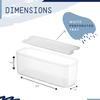 Komax Biokips Fridge Storage Containers Airtight Fridge Organizers and Storage Clear Containers w/Dripping Tray Meat, Veggie, or Fruit Storage Containers for Fridge (2-Pack, 118 oz) view 4