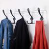 SKOLOO Rustic Wall Mounted Coat Rack: 16" Stud Spacing, Pine Real Wood Plank Wall Coat Rack with 5 Triple Hooks, Farmhouse Coat Hanger Wall Mount for Hanging Backpack Jacket Coat Hat view 2