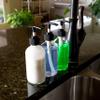 Youngever 5 Pack Empty Clear Glass Pump Bottles, 8 Ounce Lotion Pump Bottles, Soap Dispenser, Refillable Containers, Durable Black Pumps view 4