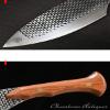 GLW Sword Koi Fish Kitchen Knife Stainless Steel San Mai III Blade Hand Polishing (Suanzhi Mu) view 2