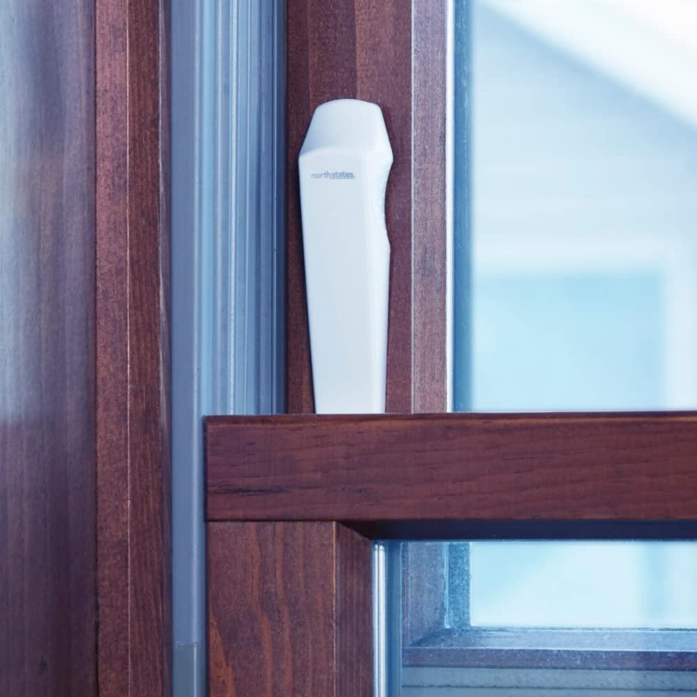 Toddleroo by North States - Window & Door Wedge Locks for Baby Proofing: Child Proof Window Locks - 4 Pack - White