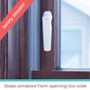 Toddleroo by North States - Window & Door Wedge Locks for Baby Proofing: Child Proof Window Locks - 4 Pack - White view 4