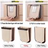 Folding Trash Can,Silicone Waste Cans for Kitchen Folding Waste Bin Foldable Hanging Trash Can Collapsible Small Hanging Garbage Can for Home Room Cabinet Door Drawer - 9L/2.38 Gallon view 3