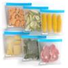 FORID Reusable Gallon Freezer Bags, 6 Pack Leakproof Extra Thick 1 Gallon Bags for Marinate Food & Fruit Cereal Sandwich Snack Meal Prep Travel Items Home Organization Storage view 1