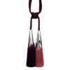 1 Pair Creative Double Balls Curtain Tassel Rope Curtain Buckle Tieback Decorative Tassels Curtain Tiebacks Holdbacks Drape Tiebacks Rope (Red) view 1