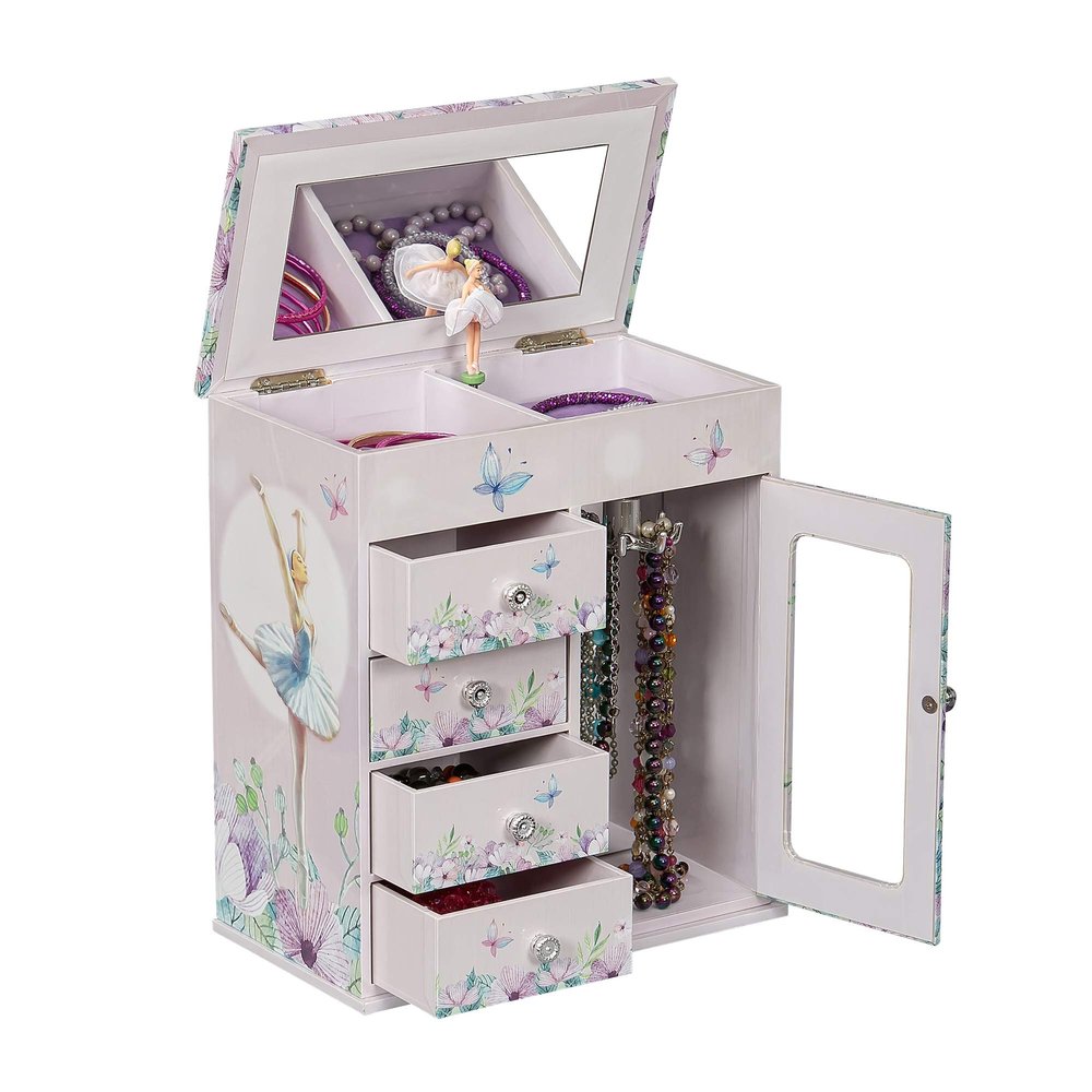 Mele & Co. Liliana Girl's Musical Ballerina Jewelry Box