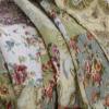 2 Piece Rustic Bedspread Twin Featuring Beautiful Cotton Floral Patchwork Quilt Pattern Textured Front All Over Jacobean Interior Reverse Farmhouse Bedding Set Comfy Luxury Bed Decor view 2