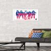 Trends International DC Comics Movie - Birds of Prey - Group Wall Poster, 14.725" x 22.375", White Framed Version view 2