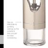 AdHoc Mrs. Bean Stainless Steel Coffee Grinder - 7" Manual Coffee Burr Grinder with Adjustable Coarseness Settings - Stainless Steel Coffee Bean Grinder - Easy-to-Clean Kitchen Tool view 4