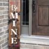 Barn Star Be Mine Valentines Arrow Porch Sign Stencil Kit, Reusable, Paint Your Own Wood Sign view 3