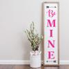 Barn Star Be Mine Valentines Arrow Porch Sign Stencil Kit, Reusable, Paint Your Own Wood Sign view 4