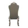 Acme Dresden Faux Leather Upholstered Side Chair in Vintage Bone White Set of 2 view 4