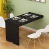 Desk Wall-Mounted Folding Drop-Leaf Table, Kitchen & Dining Folding Table Solid Wood Children Table Home Office Table Workstation Computer Trestle view 1