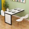 Desk Wall-Mounted Folding Drop-Leaf Table, Kitchen & Dining Folding Table Solid Wood Children Table Home Office Table Workstation Computer Trestle view 1