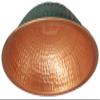 Artistic Copper Bathroom Vanity Sink Green Aged Exterior Polished Interior Hand Wash Metal Washbasin Washbowl view 4