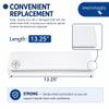 Replacement Medicine Cabinet White Metal Shelf, Bathroom Shelf Insert Universal Cabinet Shelf Vanity Cabinet Shelf OrganizerBahtroom Shelf Replacement 13.25" x 3" view 4