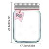 Enkrio 20 Pcs Mason Jar Bags Cute Reusable Food Storage Zipper Bags Leak-Proof Airtight Sealed for Kitchen Travel Camping view 2