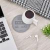 Thipoten Funny Coasters, 6 Pcs Leather Coasters with Holder, Perfect Housewarming Hostess Gifts, Protect Furniture from Water Marks Scratch and Damage(6Pcs, Grey) view 3