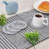Thipoten Funny Coasters, 6 Pcs Leather Coasters with Holder, Perfect Housewarming Hostess Gifts, Protect Furniture from Water Marks Scratch and Damage(6Pcs, Grey) view 4
