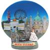 3D Vienna Austria Fridge Magnet Travel Souvenir Gift Home Kitchen Decoration Magnetic Sticker, Vienna Austria Refrigerator Magnet Collection view 1