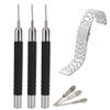 Cimenn 3pcs Watch Pin Removal Tool, Watch Link Removal Tool Watch Repairing Tool 0.7mm 0.8mm 0.9mm Tool Set view 3