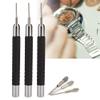 Cimenn 3pcs Watch Pin Removal Tool, Watch Link Removal Tool Watch Repairing Tool 0.7mm 0.8mm 0.9mm Tool Set view 4