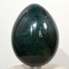 3.4" Green Ocean Jasper Egg Sparkling Natural Crystal Polished Mineral Gemstone Egg - Madagascar + Stand view 2