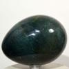 3.4" Green Ocean Jasper Egg Sparkling Natural Crystal Polished Mineral Gemstone Egg - Madagascar + Stand view 4