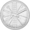 Smith & Warren Firefighter Scramble Silver Finish Hat Badge view 1