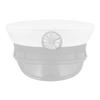 Smith & Warren Firefighter Scramble Silver Finish Hat Badge view 4