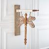 K&K Interiors 16420A 17 Inch Silver and Gold Resin Dragonfly Arrow Replacement, 17" H x 12.5" W x 1.25" D view 2