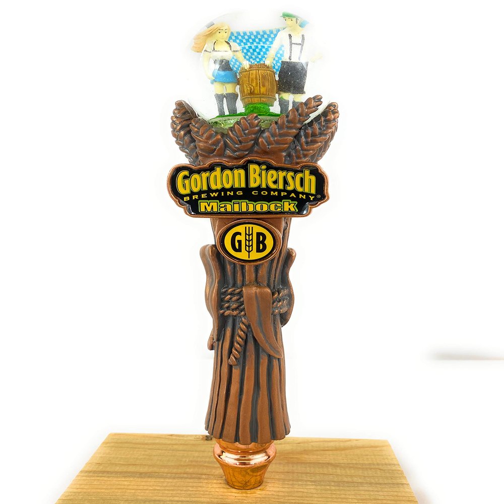 Gordon Biersch Miabock Snow Globe 12" Beer Tap Handle