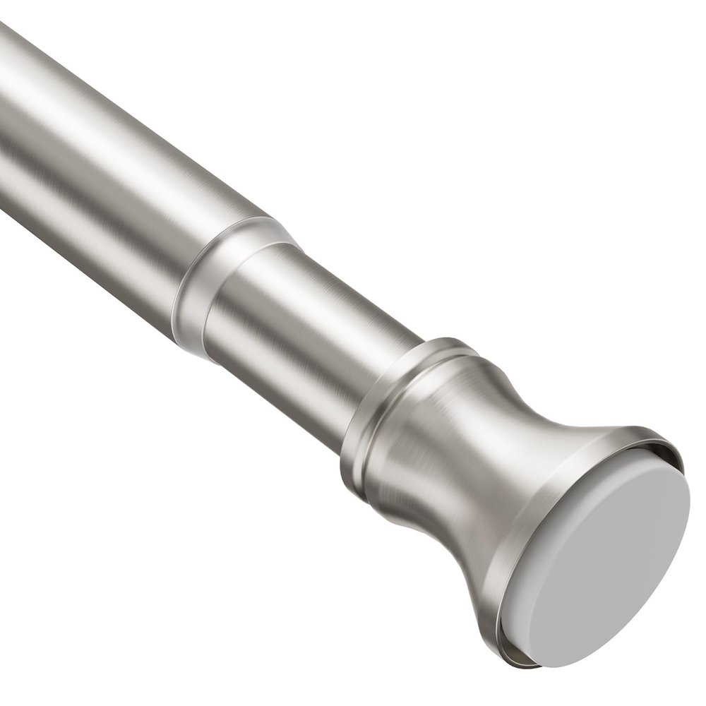 Amazer Spring Tension Shower Curtain Rod, 26-42 Inches Rust-Resistance Tension Curtain Rod Bathroom Rod, Adjustable Shower Curtain Rod No Drill, Nickel
