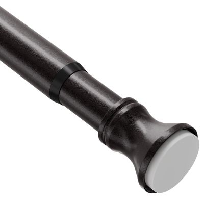 Amazer Spring Tension Shower Curtain Rod, 26-42 Inches Rust-Resistance Tension Curtain Rod Bathroom Rod, Adjustable Shower Curtain Rod No Drill, Bronze