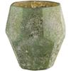 Green Glass Traditional Candle Holder (Set of 3) view 3