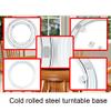 (30cm / 12 Inch) Solid Wood Dining Table Turntable Base, Cold-rolled Steel Bearings, 360-degree Rotating Hardware view 2
