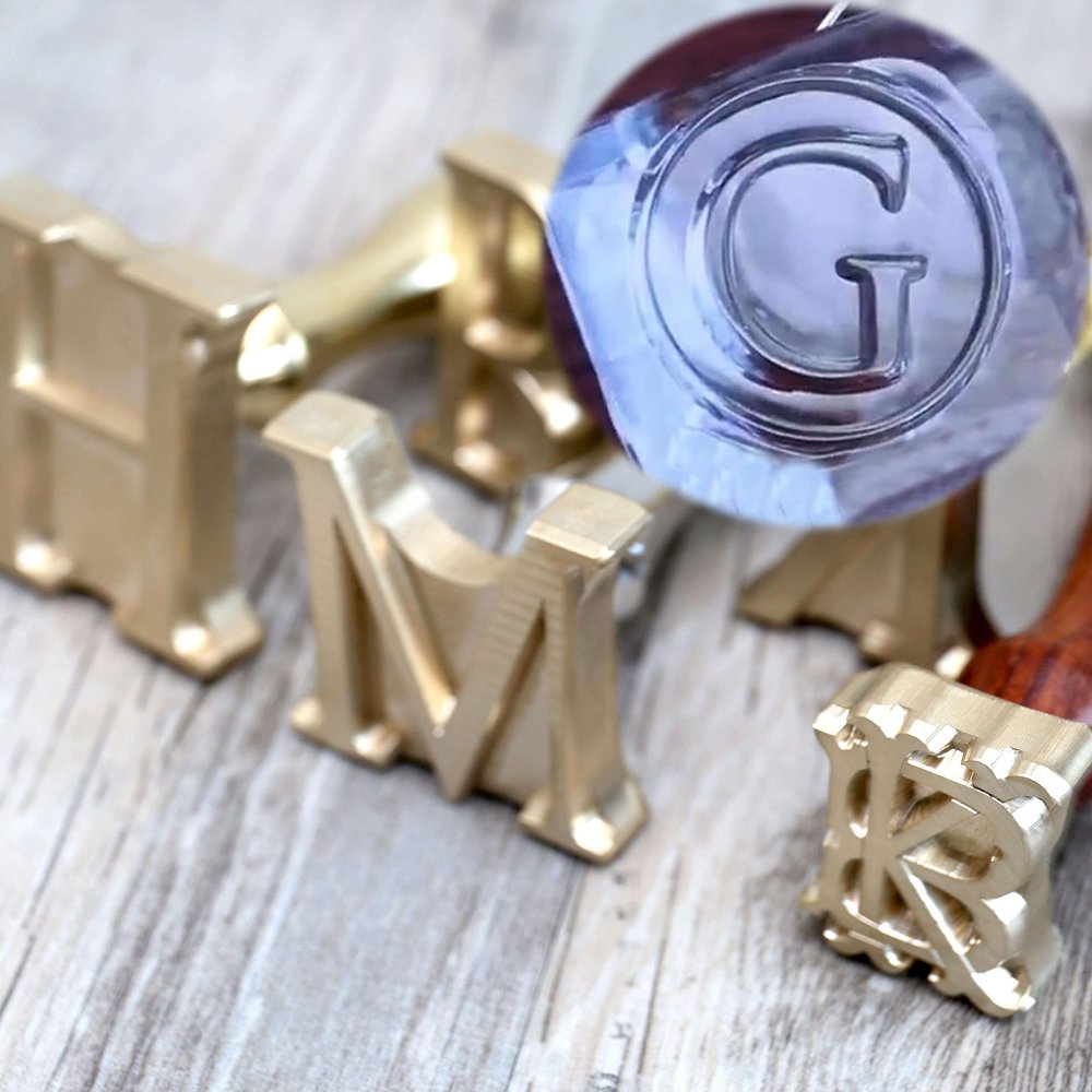 Custom Ice Cube Stamp, Custom Business Ice Stamp, Custom Bar Stamp,Custom Logo ice Mold for ice Cubes (1 inch, Wood Handle)
