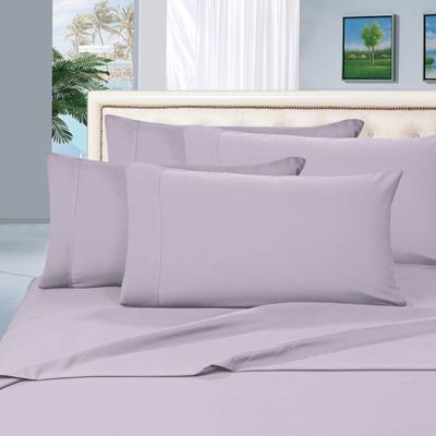 800 Thread Count-4Pcs Bed Sheet Set 100% Cotton Bed Sheets Lavender Rv-King Sheets Set, Long Staple Cotton Sheets, Fits Mattress Upto 24" Deep Pocket, Bedsheet and Pillowcase, Bedding Set