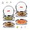Sumeet Stainless Steel Plates - Set Of 6, Silver view 2