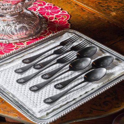 Table Fork Vintage Oro, 24 Pcs.