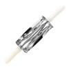 O'Creme Revolving Croissant Cutter with Stainless Steel Blades and Plastic Handles, Roller for Cutting out Triangles 3-13/16 Inch x 8-1/4 Inch for Crescent Pastry or Crescent Bread view 1