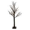 Anderson's Freestanding Black Glitter Tree with Clear Mini Lights, Wedding Event Decoration - 4 Feet view 1