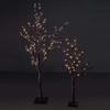 Anderson's Freestanding Black Glitter Tree with Clear Mini Lights, Wedding Event Decoration - 4 Feet view 2