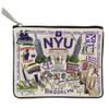 Catstudio New York University (NYU) Collegiate Zipper Pouch Purse | Holds Your Phone, Coins, Makeup, Dog Treats, & Tech Tools view 1