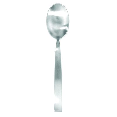 Mepra AZB10401107 Mediterranea Ice Coffee Spoon  [Pack of 24], Brushed Stainless Steel Finish, 13.5 cm, Dishwasher Safe Tableware