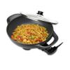 Brentwood Appliances SK-69BK 13-Inch Non-Stick Flat-Bottom Electric Wok Skillet with Vented Glass Lid view 1