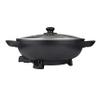 Brentwood Appliances SK-69BK 13-Inch Non-Stick Flat-Bottom Electric Wok Skillet with Vented Glass Lid view 4