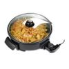 12-Inch Round Nonstick Electric Skillet with Vented Glass Lid view 4