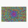 CB Smiles Colorful Mandala Rug Childrens Rug Kids Rug Bright Floor Rug Nursery Rugs 3x5 4x6 5x8 8x10 Large Balls Rugs Girls Boys Childrens Rugs (Standard Area Rug, 3' x 5') view 1